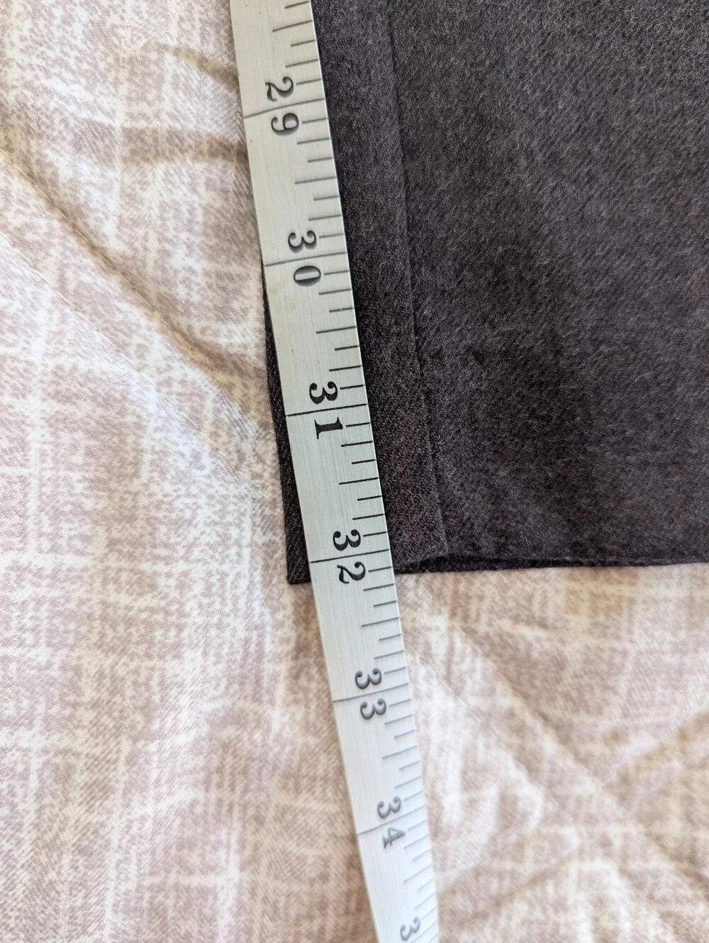 Alex Mill Jeremy Pleated Trouser In Wool Flannel Chocolate 35 x 32